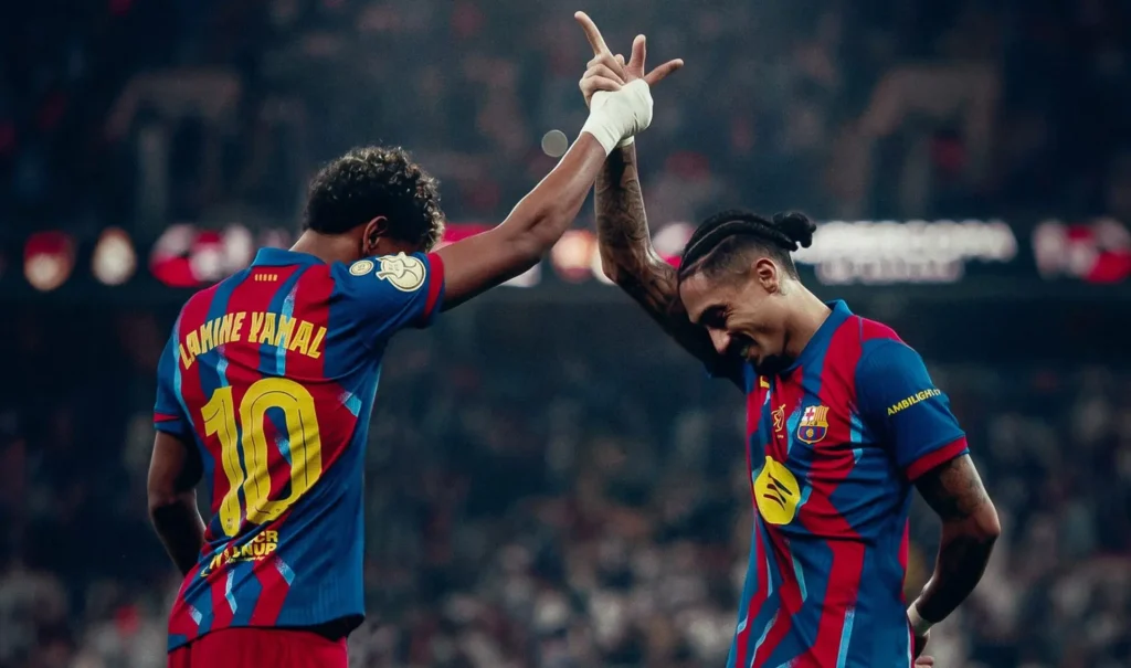 🇪🇸 Barcelona derrota o Real Madrid e vence a Supertaça de Espanha — num clássico emocionante!